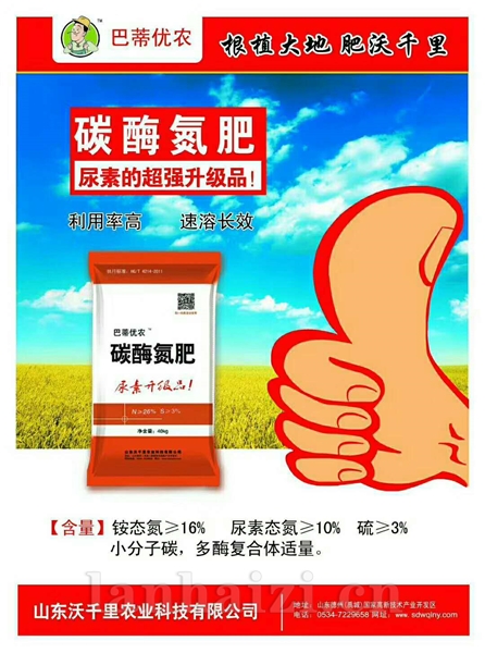 山东沃千里碳酶氮肥碳酶菌肥碳酶先丰碳酶氮肥