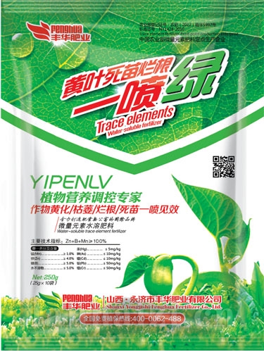 黄叶烂根死苗一喷绿-250g