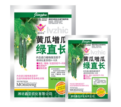 黄瓜增瓜绿直长
