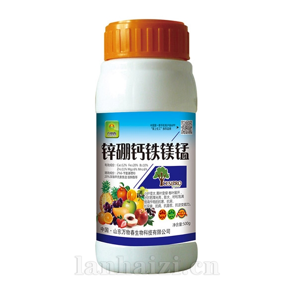 锌硼钙铁镁猛