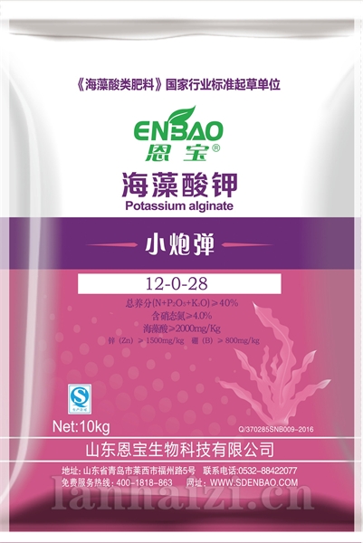 海藻酸钾 小炮弹