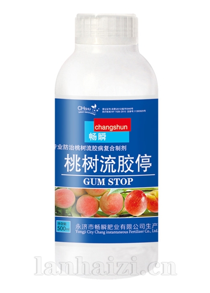 桃树流胶停