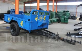 恒信蓝色三开拖车