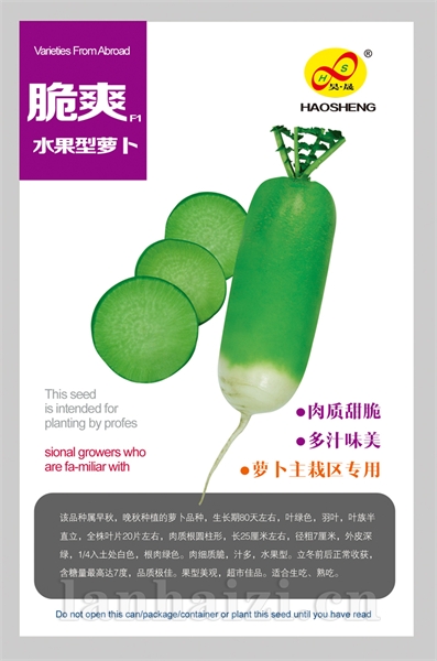 脆爽——水果型萝卜