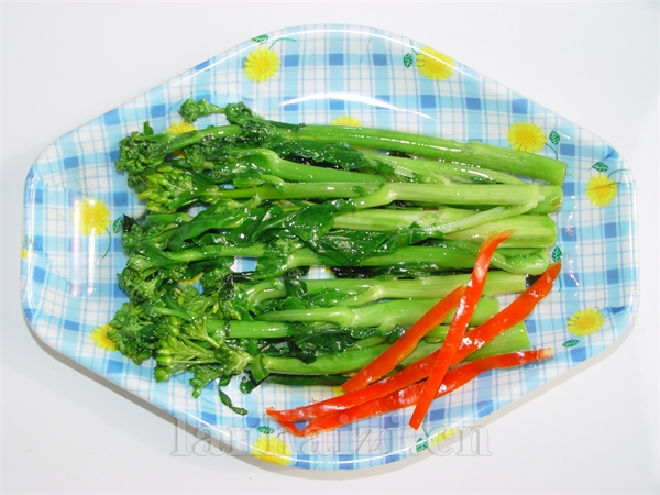 香甜菜薹成品