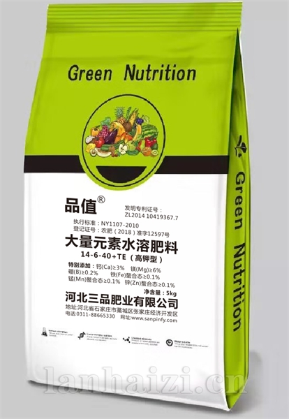 大量元素水溶肥（高钾型