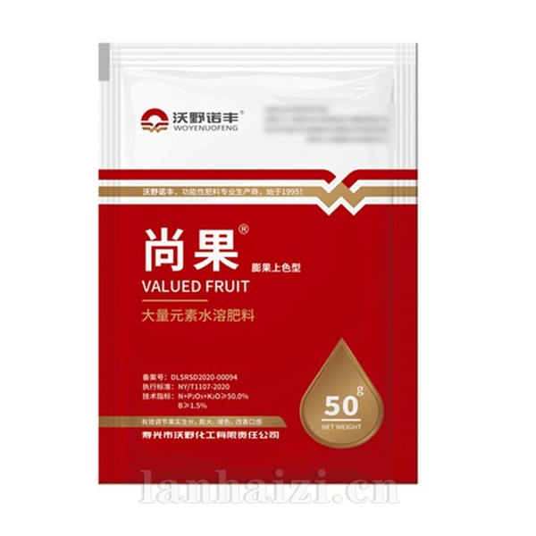 大量元素功能性叶面肥 尚果50克叶面喷施