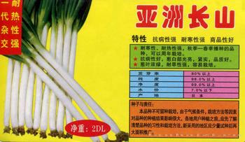 亚洲长山——大葱种子