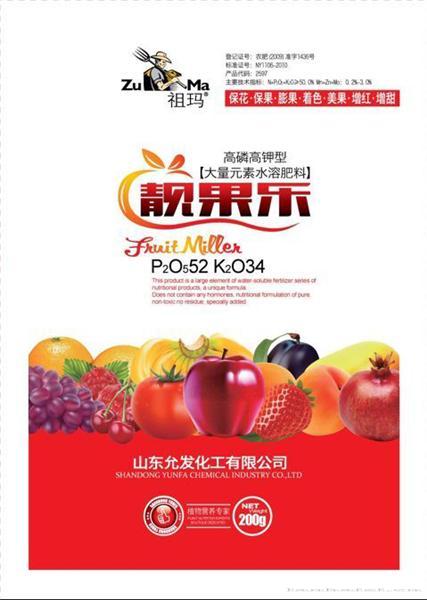 袋装水溶肥--靓果乐