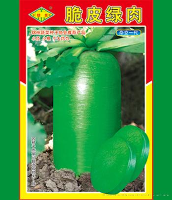 脆皮绿肉　