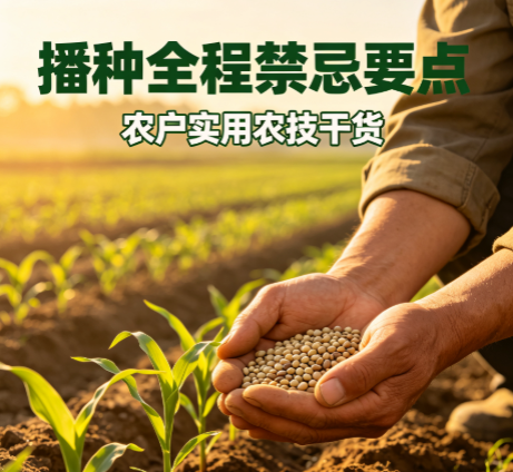 播种全程禁忌要点，农户实用农技干货