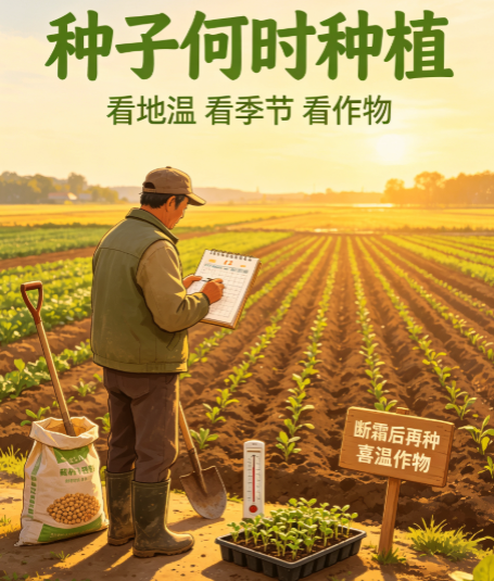 各类种子最佳播种时间（农户直白版，分大类对照种植）