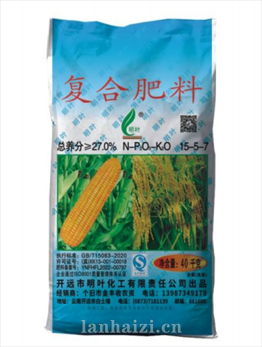 复合肥料(水稻专用) 15-5-7