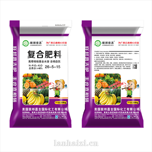复合肥料 高塔硝硫基全水溶含硝态氮  26-5-15 
