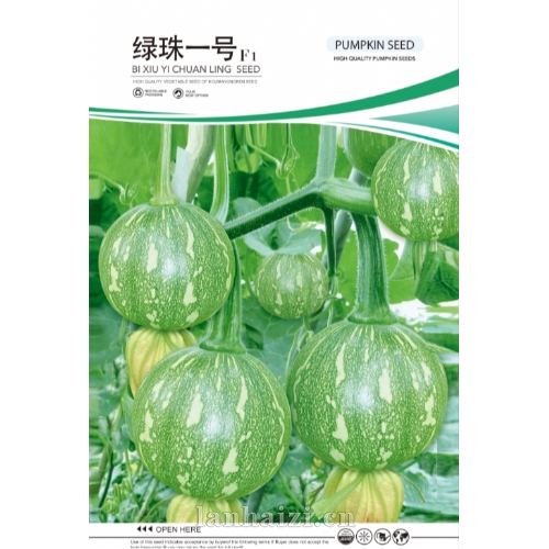 绿珠一号  F1 南瓜种子